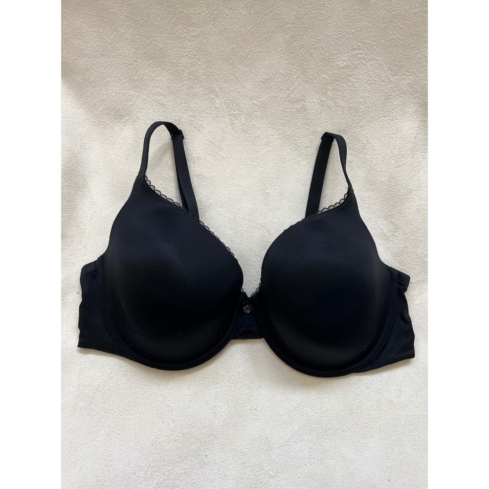 Victorias Secret Body by Victoria Lined Perfect Coverage Bra Black 38D 164687